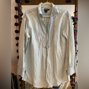 Rugby Ralph Lauren Long Chambray Shirt, size 10